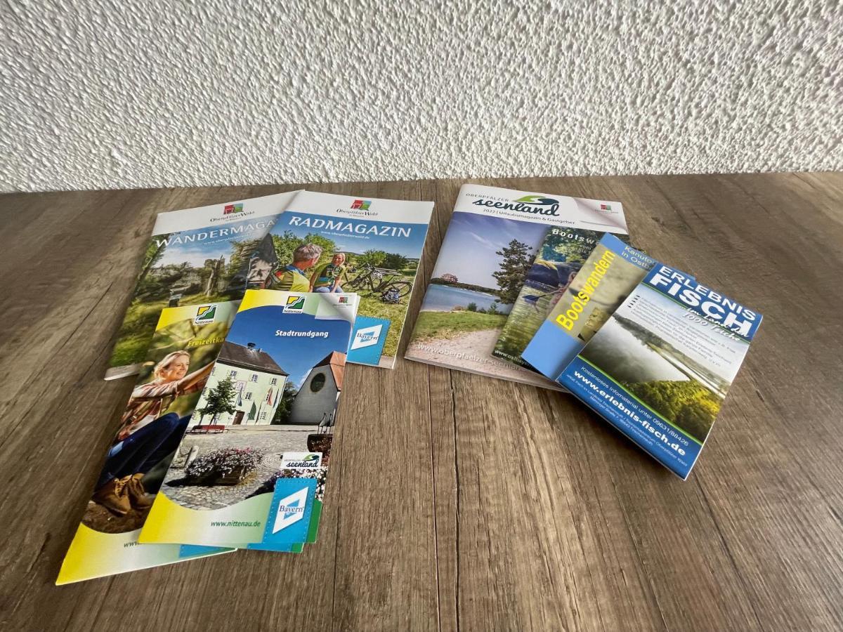 Modernes Apartment Mit Top Ausstattung Und Kamin Im Oberpfaelzer Seenland Nittenau Dış mekan fotoğraf